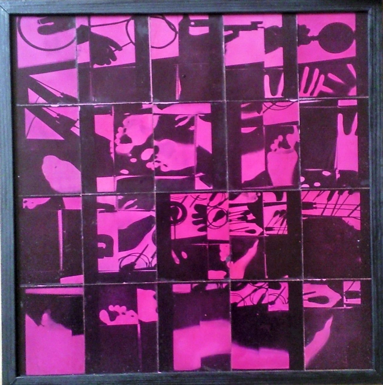 I.Pierzgalski, szkic do Crime, 1968, 33 x 33,5 cm