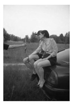 Dawid Misiorny, bez tytułu (How to make long story short), 2012, fot. czarno-biała, wydruk fotograficzny, 212 x 150 cm