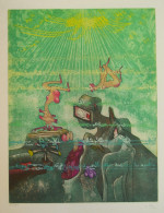Roberto Matta, from the Hom-Mere-l'Eautre series, 1975, colored lithograph on Japon nacré paper, 49 x 37.5 cm