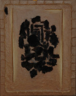 A. Matuszewski, Dokument III OR, from the series Relations, 1965, mixed technique, canvas, 91 x 73cm