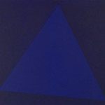 Mieczysław T. Janikowski, Szafirowy trójkąt, olej, płótno, 88,8 x 115,7 cm